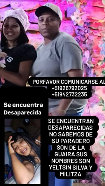 Yelsin silvas Tovar      y Melissa Requena