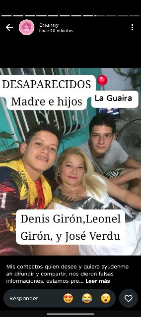 Dennis Girón,  Leonel Girón y José verdu