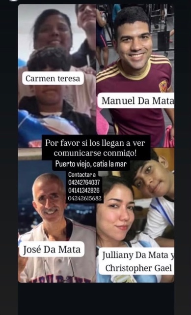 Carmen, Manuel, Juiliany, José