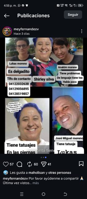 Shirley Ana Isabel Vezga de Sanchez
