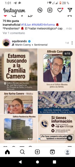 Alfredo Camero Familia