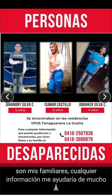 Isamar castillo yonaiker silva y yohandri silva