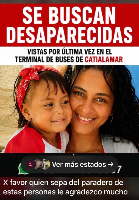 Ashley Martínez y su hija kalani m