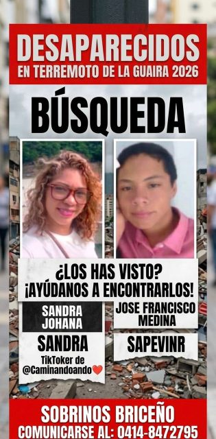 Sandra Johana y José Francisco medina
