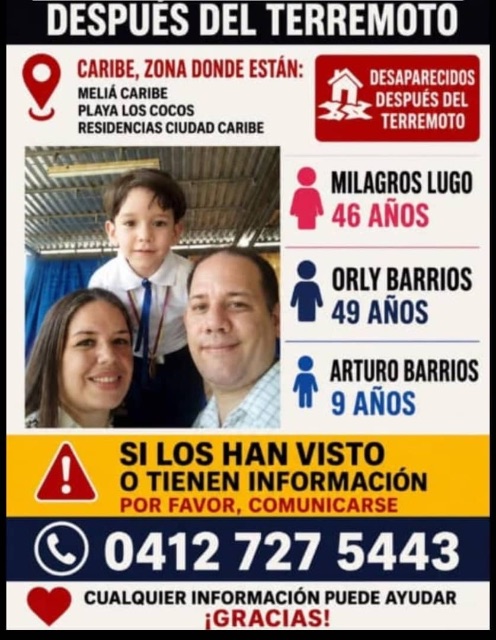 Milagros Lugo . Orly Barrios . Antonio Barrios
