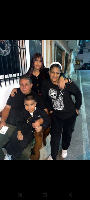 Evelyn Blanco, emiro contreras, luisana contreras y mi bebe axel contreras