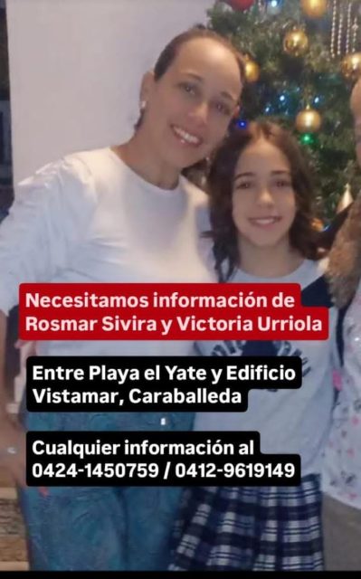 Rosmar Sivira y Victoria Urriola