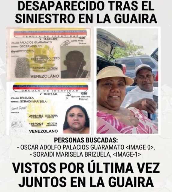 Soraidi Brizuela y Oscar Palacios