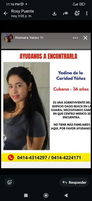 Yadina de la caridad Yáñez