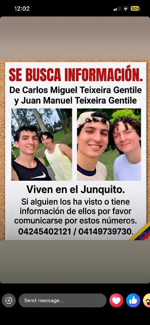 Juan Manuel Texeira y Carlos Texeira
