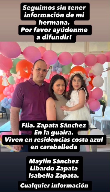 Maylin Sánchez,librado zapata, Isabella zapata