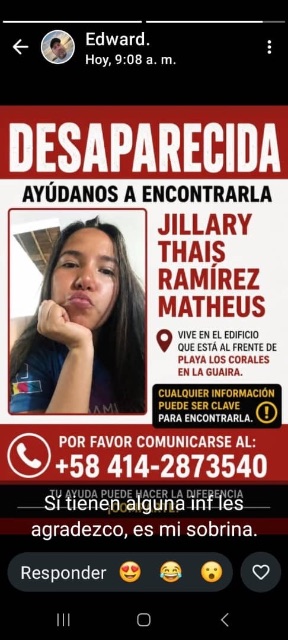 Jillary thais Ramirez Matheus
