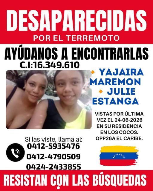 Yajaira Marimón y Julieth Estanga