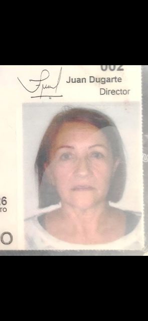 Flor de maria andadera de delgado