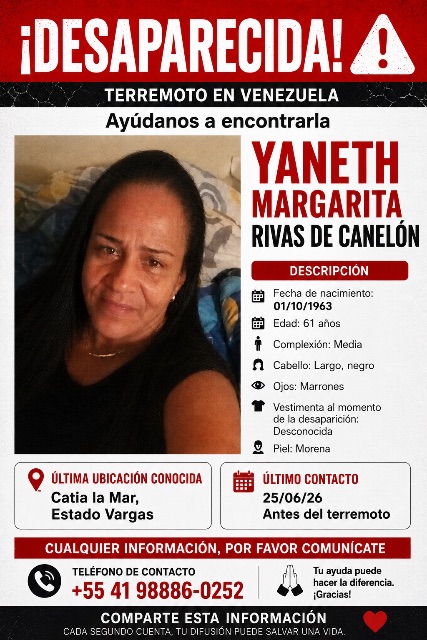 Yaneth Margarita Rivas de canelón