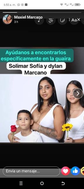 solimar marcano Dilan y Sofía Gil