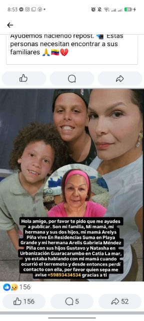 Sñra Arelys piña hija Arelys Gabriela   hijos.  Gustavo piña   natasha piña