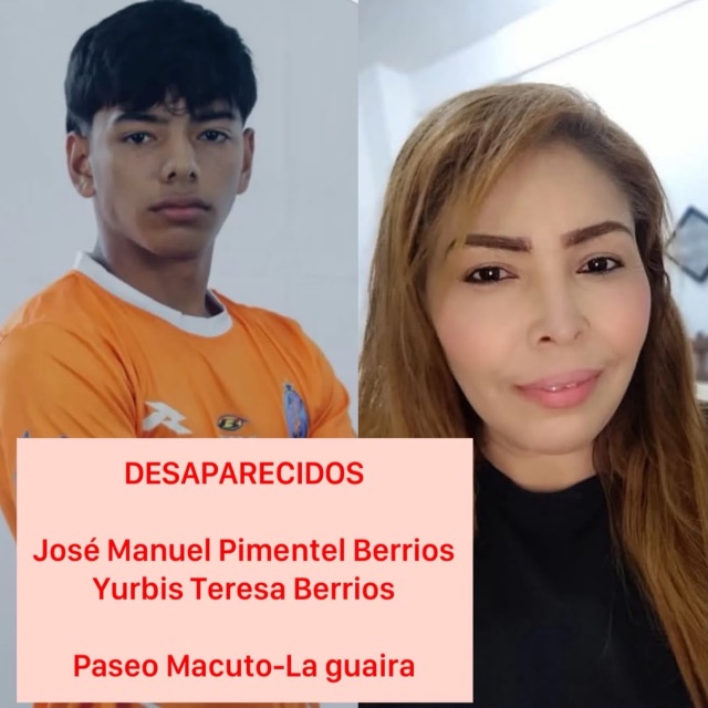 Yurbi Teresa berrios  y José Manuel Pimentel Berrios