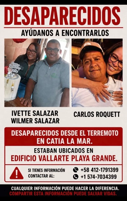 Carlos roquett, Ivette salazar