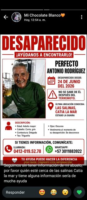 Perfecto Antonio rodriguez chacin