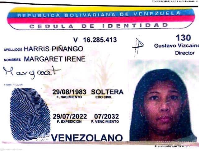 Margaret Irene Harris Piñango