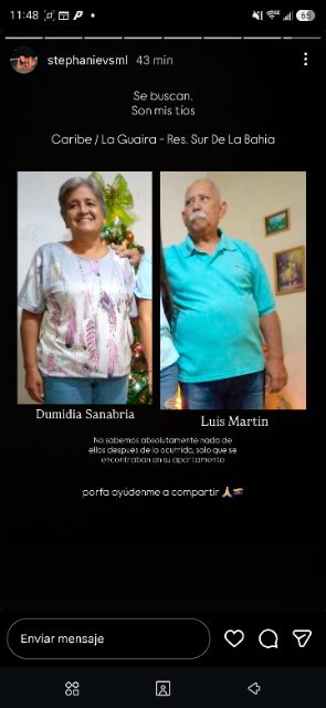 Dumidia Sanabria y esposo