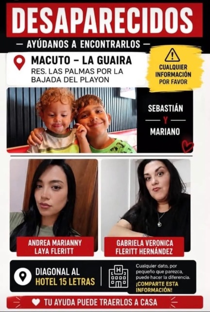 Gabriela Fleritt, Andrea Laya y Mariano