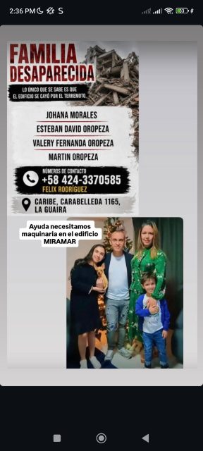 Johana Morelos esteban David Oropeza Valéry Fernanda Oropeza Martín Oropeza