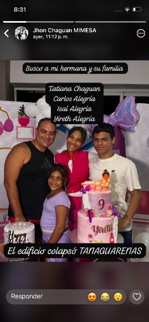 Carlos alegría y flia