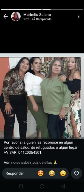 Katiana toro, eilin avila, tibisay nabas, ana gabriel avila