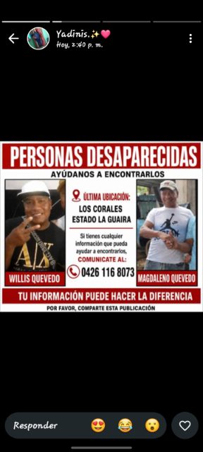 Magdaleno querido  y Willis quevedo