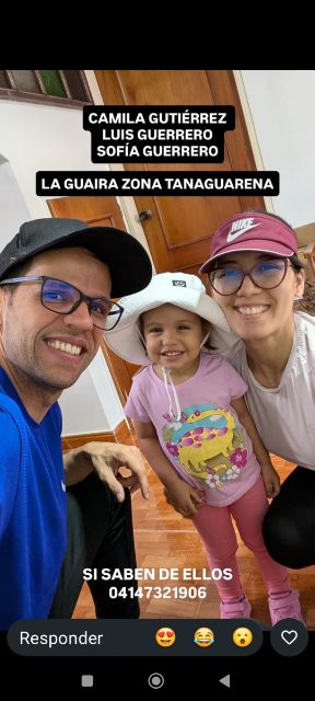 Camila Gutierrez, Luis Guerrero, Sofia Guerrero