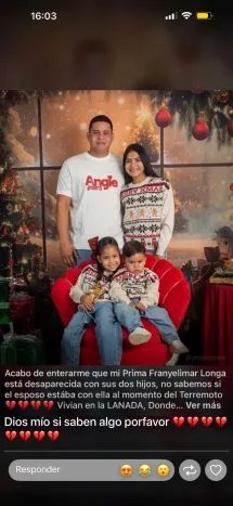 Franyerlimar Longa y sus 2 hijos