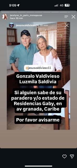Luzmila saldivia y Gonzalo Valdivieso