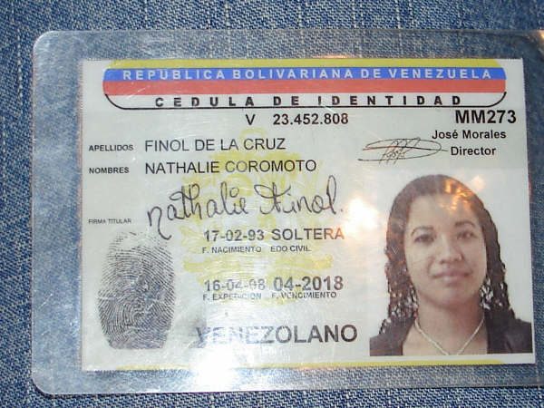 nathalie coromoto finol de la cruz