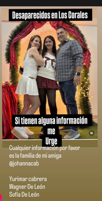 Yurimar Cabrera  wagner de León sofia de León