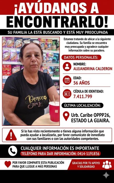 alejandrina calderon balza