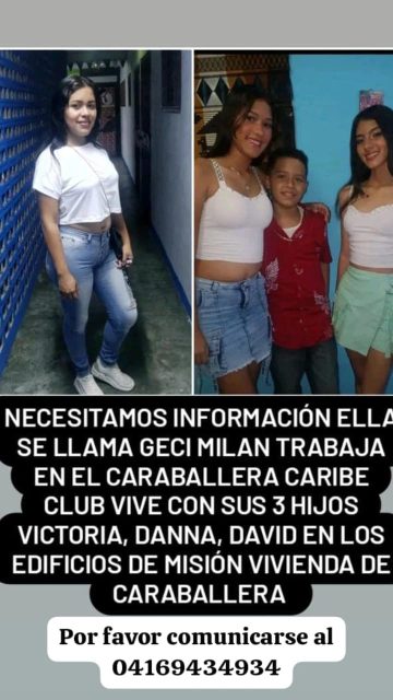 Geci Millan, Victoria Millán, Danna Jiménez y David Jiménez