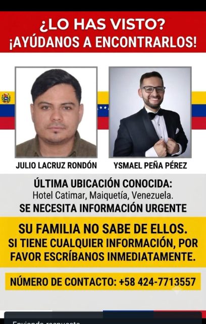 Ismael peña y julio lacruz