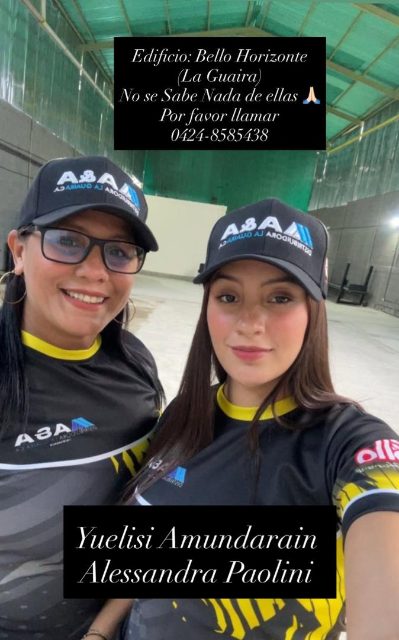 Yuleisi Amundarain y alessandra Amundarain