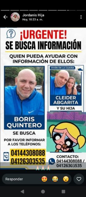Cleide Angarita y Boris Quintero