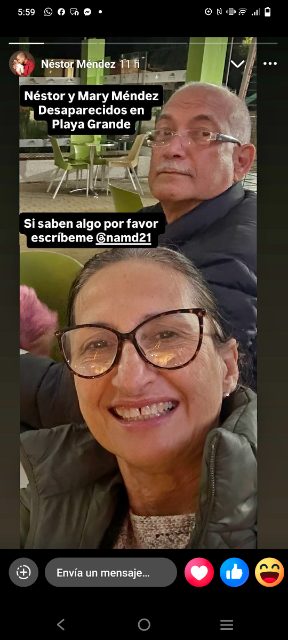 María Darías y Néstor Mendez