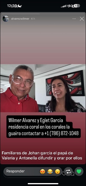 Wilmer Álvarez y eglet garcia
