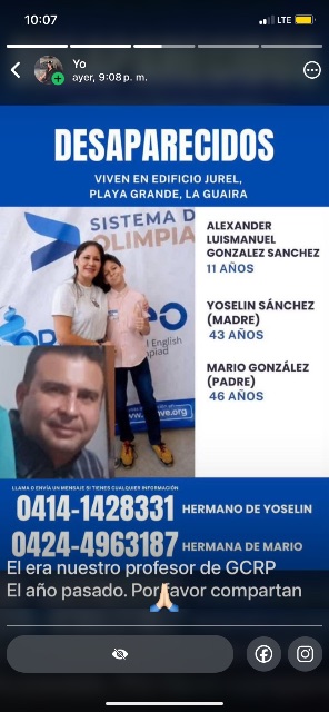 mario gonzález, yoselin sanchez, alexander gonzález