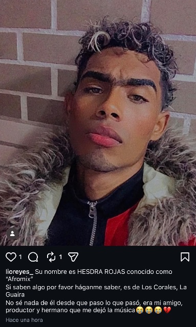 Hesdra rojas