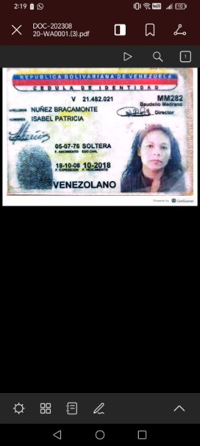 Isabel Patricia Núñez Bracamonte