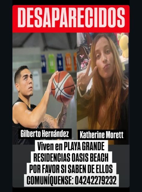 Gilberto hernandez y Katherine morett