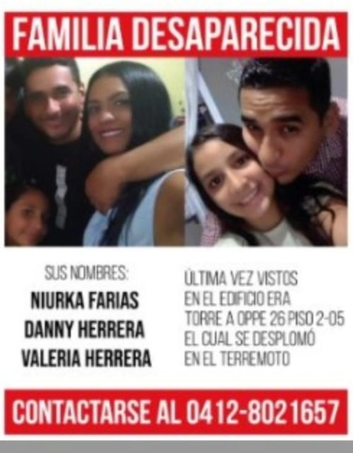 Danny Herrera y familia