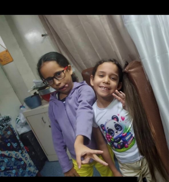 Emma Sofia González Moronta Lia Isabella González Moronta