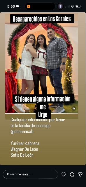 Yurimar cabrera , Wagner De León , Sofía De León